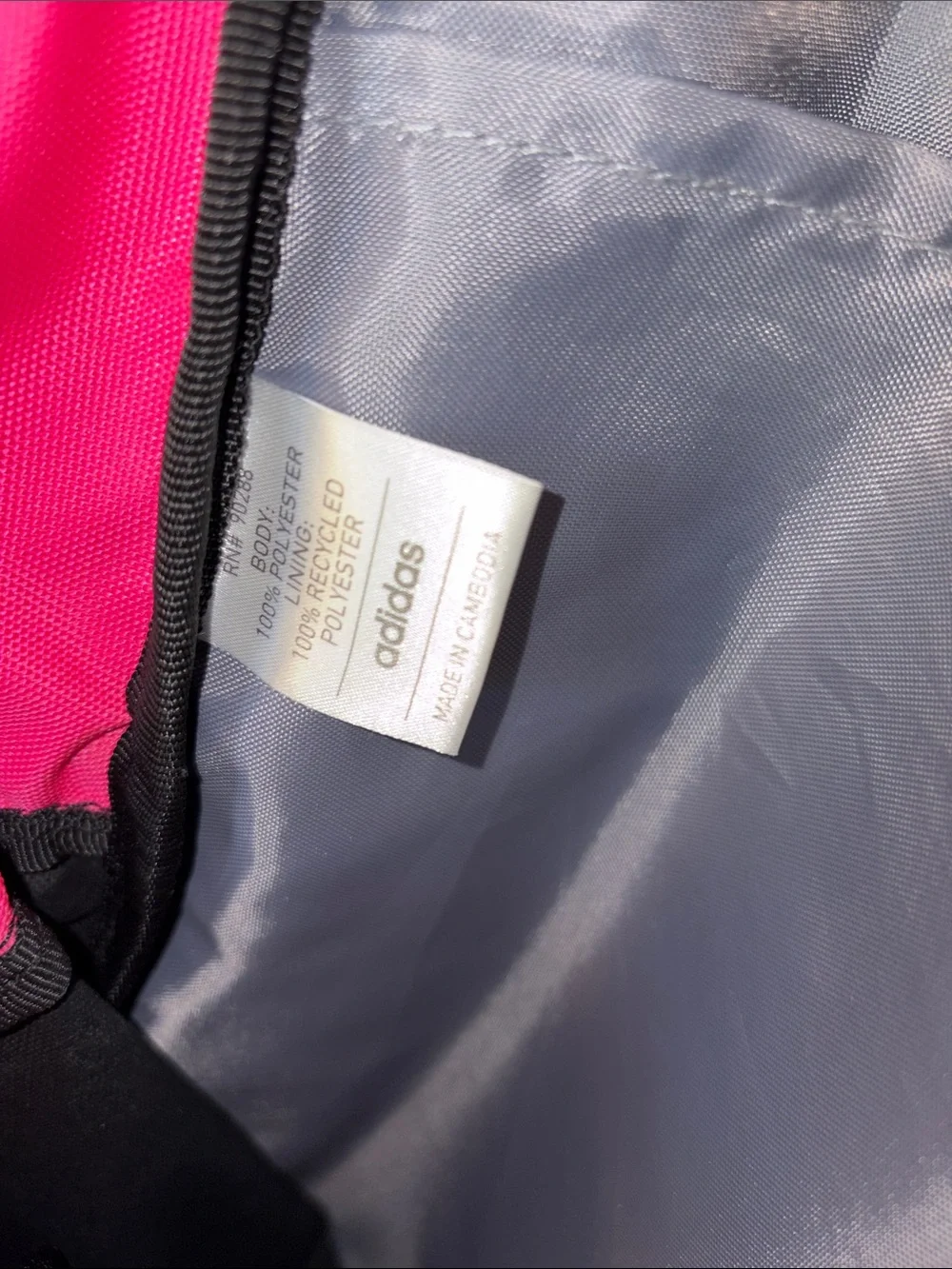 adidas Hot Pink and Black Everyday Backpack